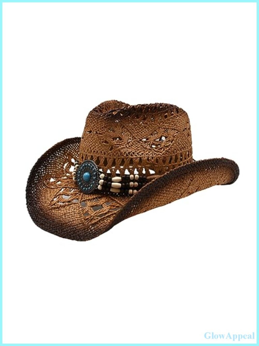 Straw Cowboy Hat Premium Straw Western Adjustable